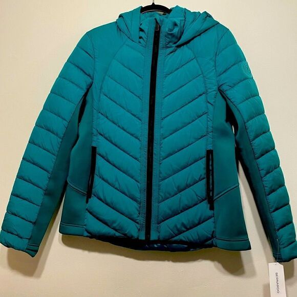 Bernardo quilted lightweight puffer jacket size L - Picture 2 of 9